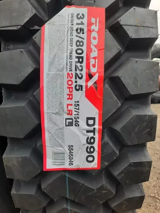 4 buc x 315/80R22.5 157/154G Roadx DT990  TL   