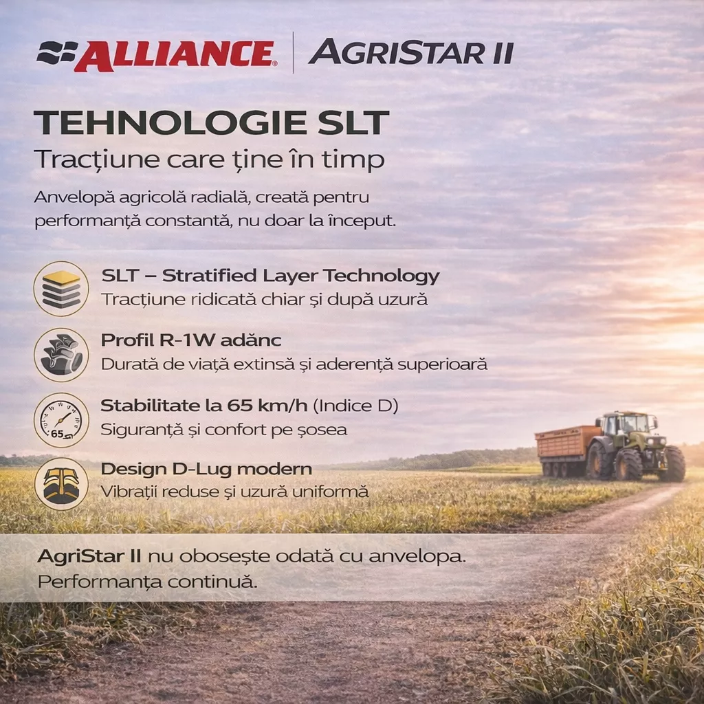 ANVELOPE AGRICOLE 420/85R34 142D ALLIANCE 485 AGRISTAR 2 TL              