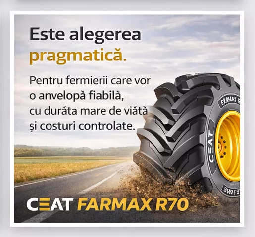 Anvelope agricole 480/70R28 151A8/151B CEAT FARMAX R70 TL   