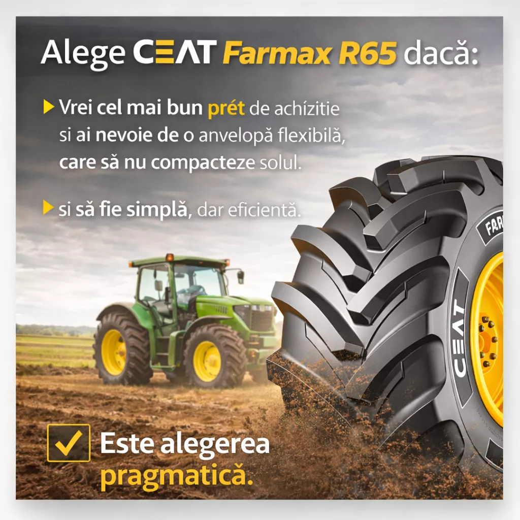 Anvelope agricole 540/65R34 152D CEAT FARMAX R65 TL    