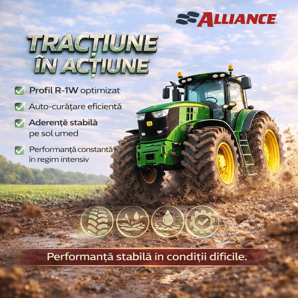 Anvelope agricole 800/65R32 172A8 ALLIANCE 375 AGRISTAR TL