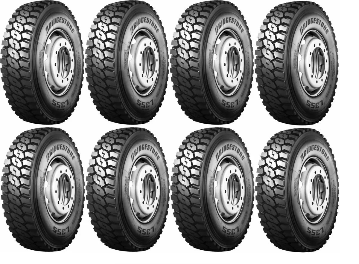 8 buc x 315 80R22.5 158G/154K Bridgestone L355EVO TL, [],autopneu.ro
