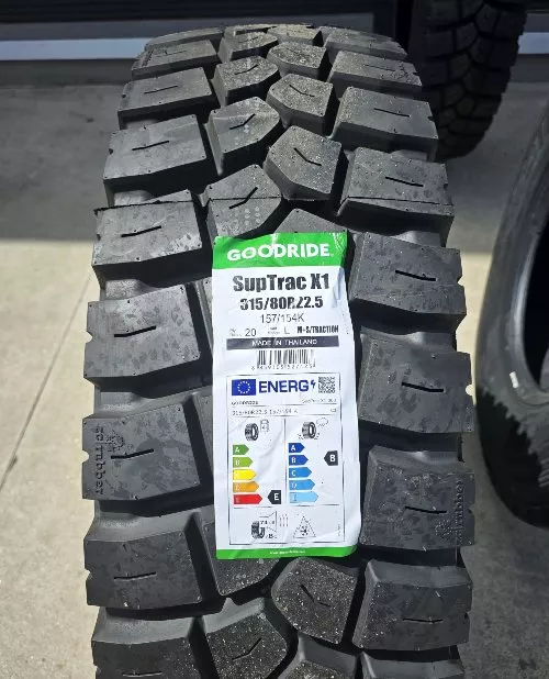 Anvelope camioane 315/80R22.5 157/154K Goodride SupTrac X1 - MD777 TL 