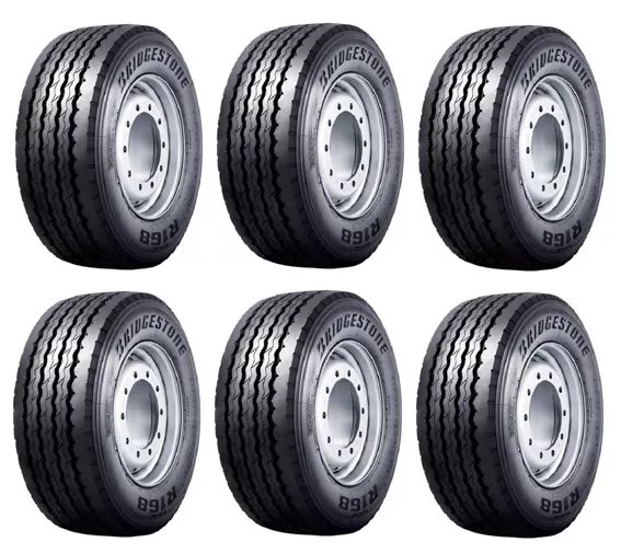 6 buc x 385 65R22.5 160K/158L Bridgestone R168+ TL, [],autopneu.ro