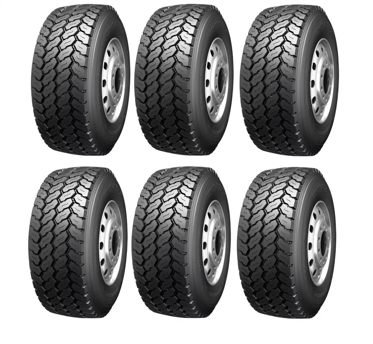 6 buc x Anvelope camioane 385/65R22.5 164K ROADX DX776 TL