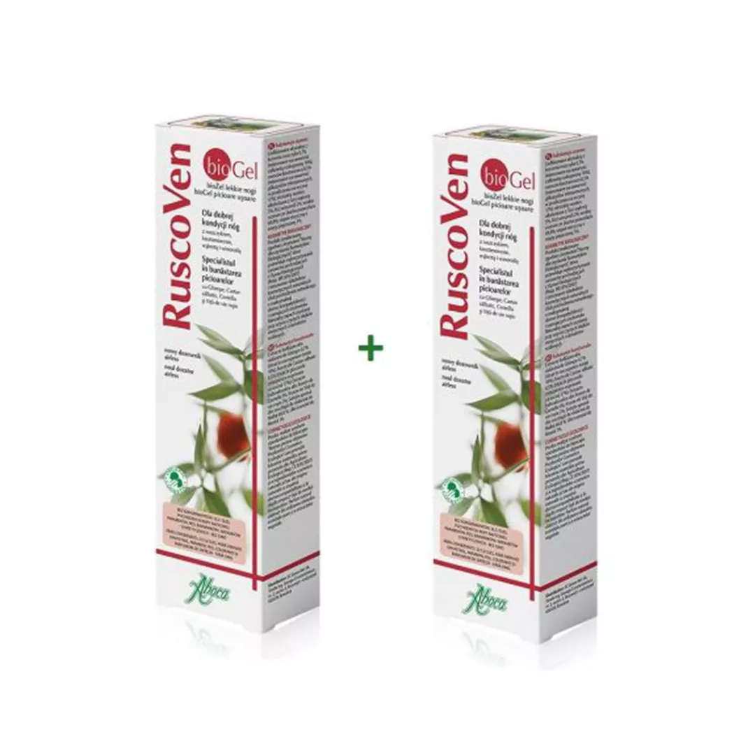 Pachet 1+1: Ruscoven gel, 100 ml, Aboca , [],farmaciabajan.ro