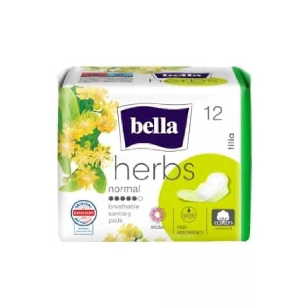Absorbante Bella Herbs Floare de tei, 12 bucati, [],farmaciabajan.ro