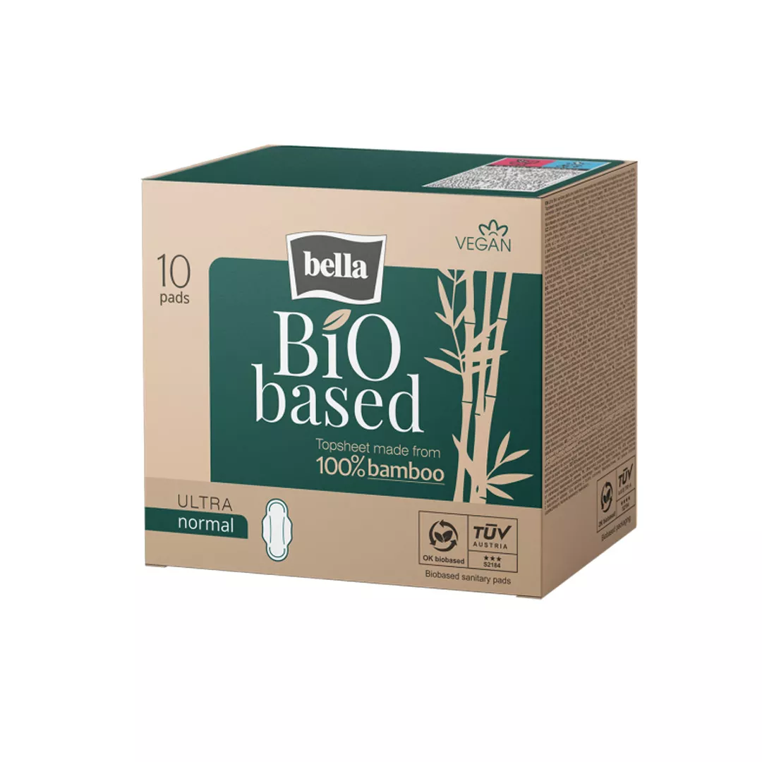 Absorbante igienice BiO based ULTRA NORMAL, 10 bucati, Bella, [],farmaciabajan.ro