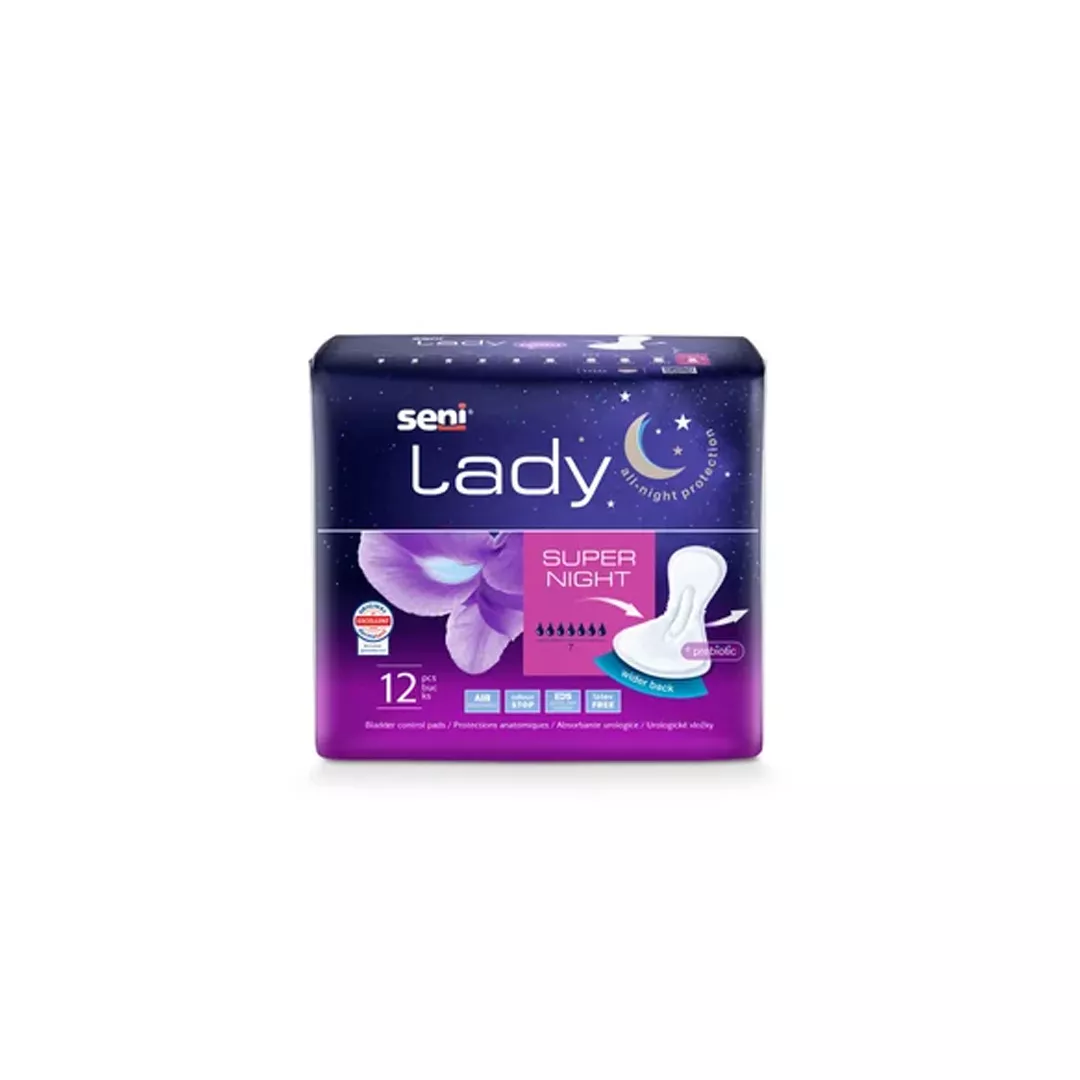 Absorbante urologice Super Night Lady, 12 bucati, Seni, [],farmaciabajan.ro