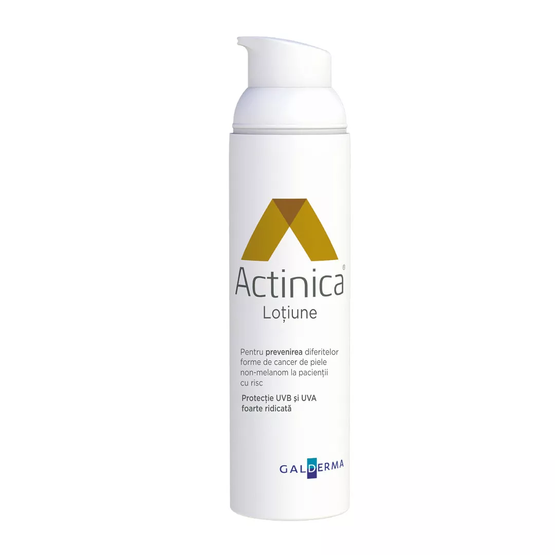 Lotiune pentru protectie solara cu SPF 50+ Actinica, 80 g, Galderma, [],farmaciabajan.ro