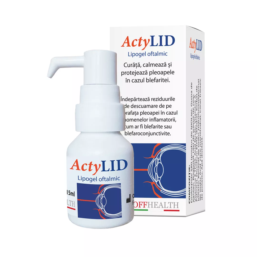 ActyLID lipogel, 15 ml, Inocare Pharm, [],farmaciabajan.ro