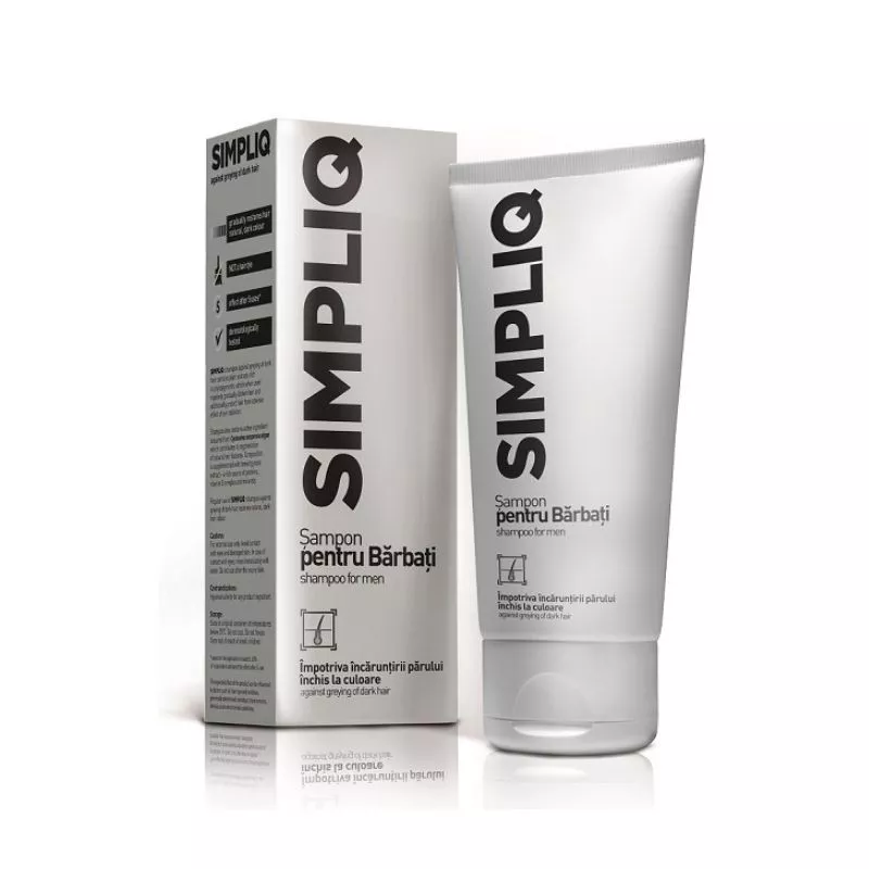 AFLOFARM SIMPLIQ sampon barbati anti-incaruntire, 150 ml , [],farmaciabajan.ro