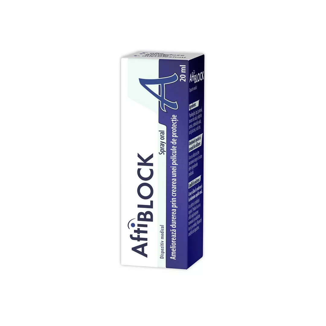 AftiBlock spray, 20 ml, Zdrovit, [],farmaciabajan.ro