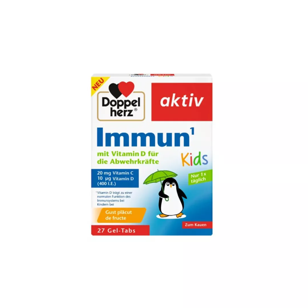 Aktiv Immun Kids, 27 comprimate masticabile moi, Doppelherz, [],farmaciabajan.ro