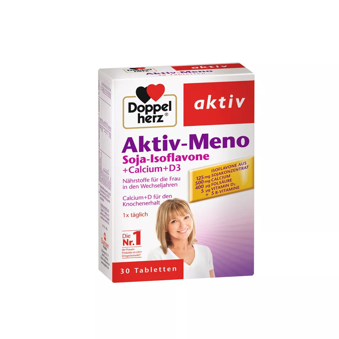 Aktiv-Meno cu soia, 30 comprimate, Doppelherz, [],farmaciabajan.ro