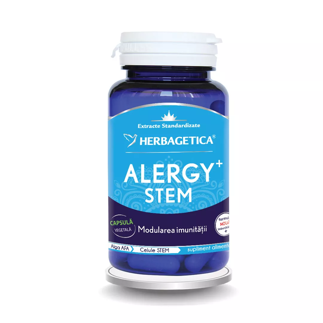 Alergy Stem, 60 capsule, Herbagetica, [],farmaciabajan.ro