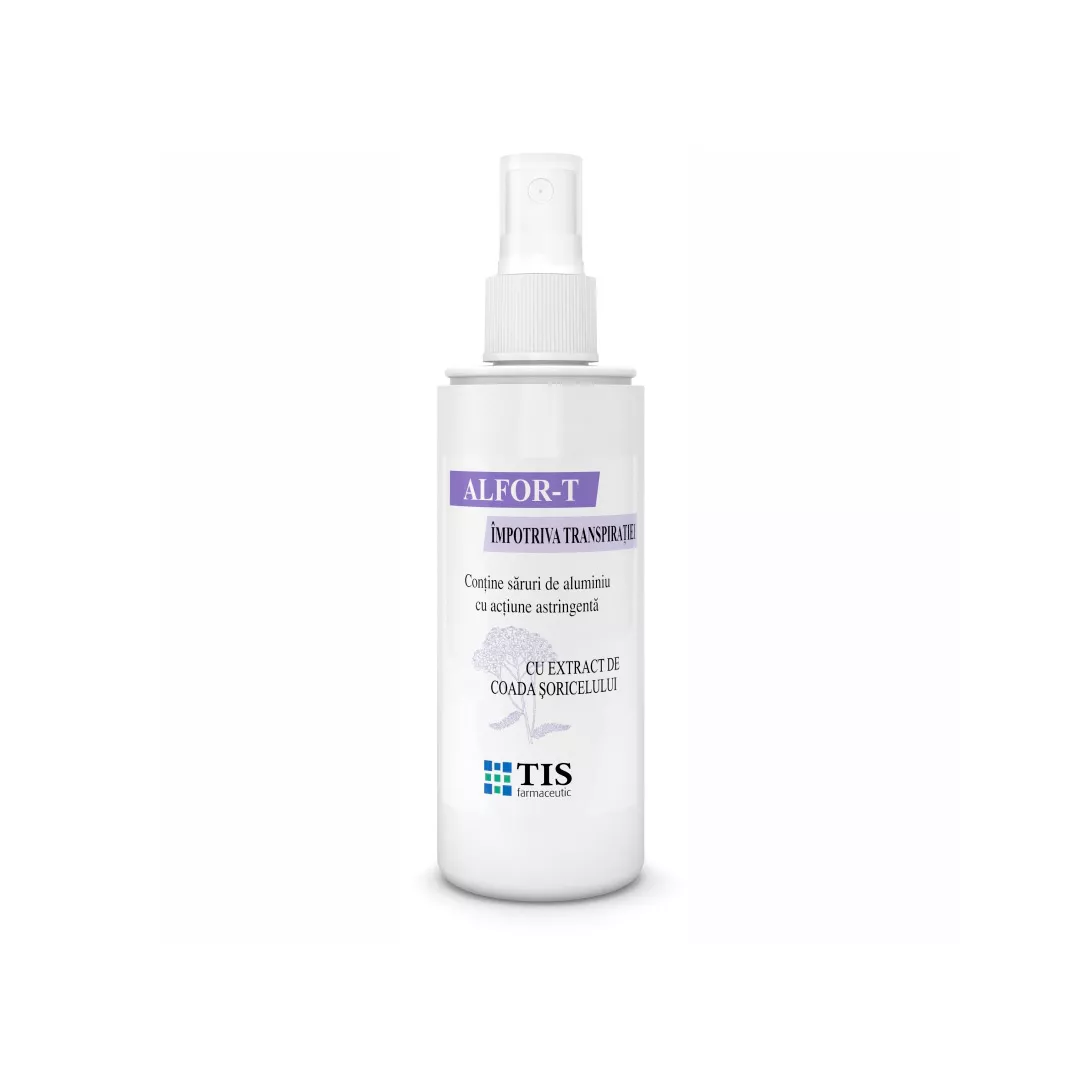 Alfor-T spray impotriva transpiratiei excesive a picioarelor, 110 ml, Tis Farmaceutic, [],farmaciabajan.ro