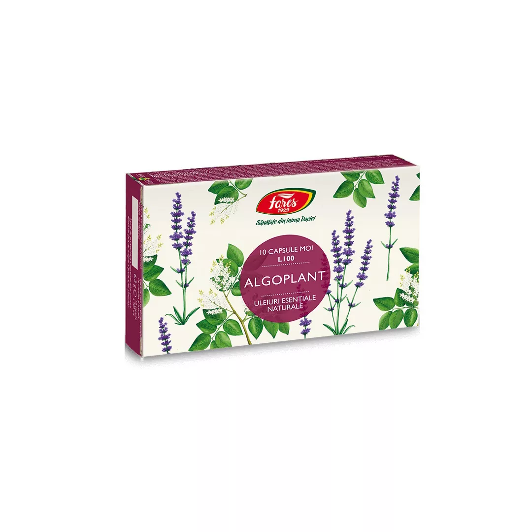 Algoplant, L100, 10 capsule moi, Fares, [],farmaciabajan.ro