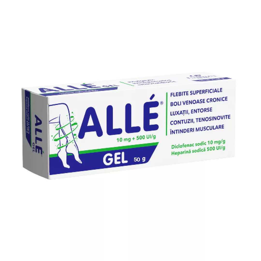 Alle gel, 10 mg + 500 UI/g, 50 g, Fiterman, [],farmaciabajan.ro
