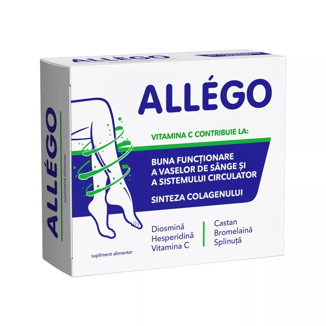 Allego, 30 comprimate filmate, Fiterman, [],farmaciabajan.ro