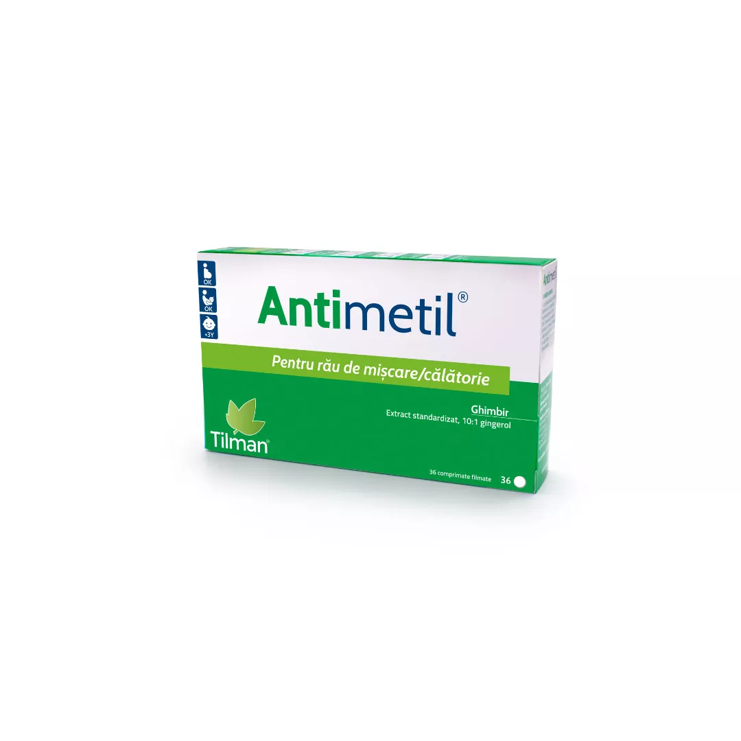 Antimetil, 36 tablete, Tilman, [],https:farmaciabajan.ro