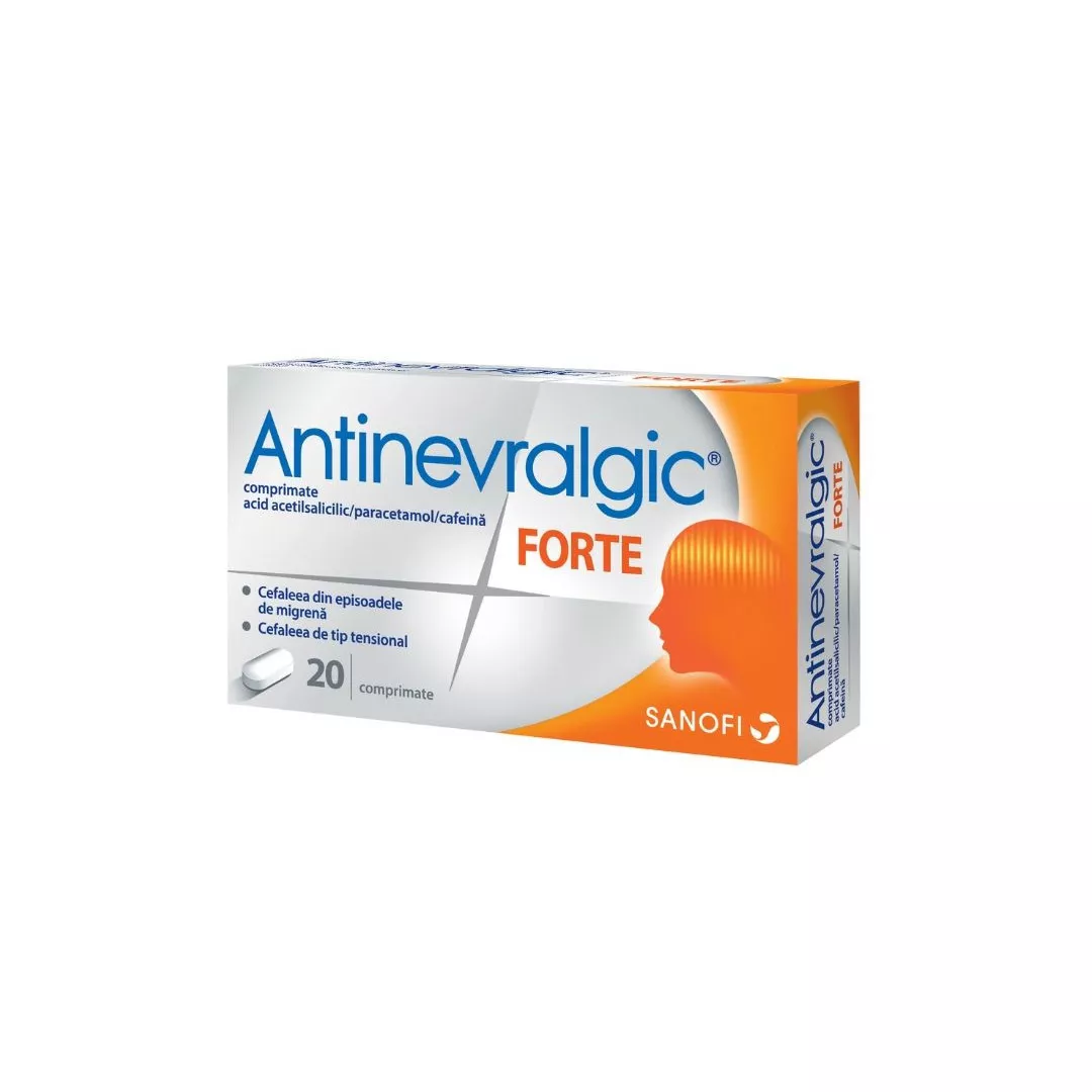 Antinevralgic Forte, 20 comprimate, Zentiva, [],https:farmaciabajan.ro