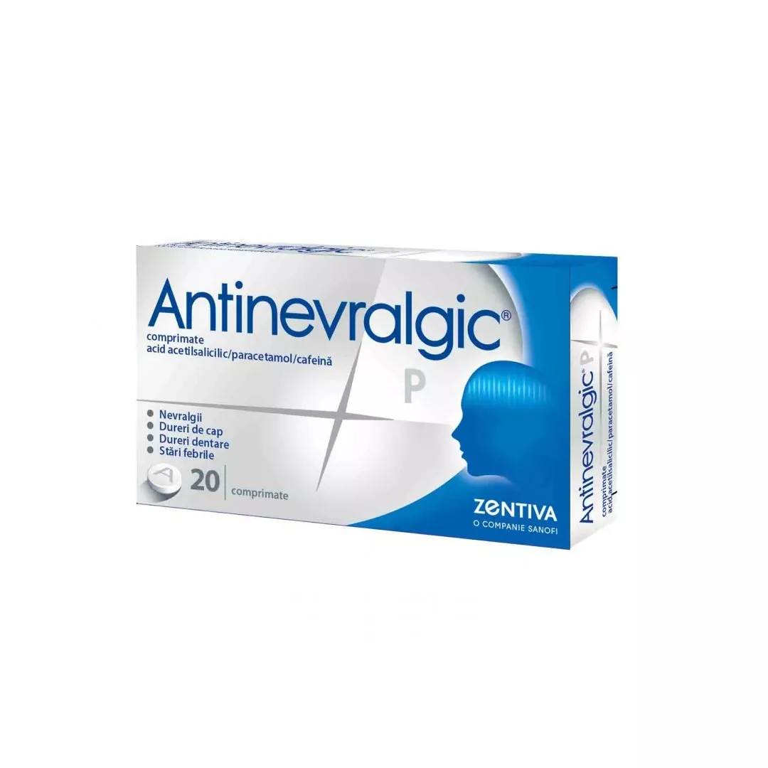 Antinevralgic P, 20 comprimate, Zentiva, [],https:farmaciabajan.ro