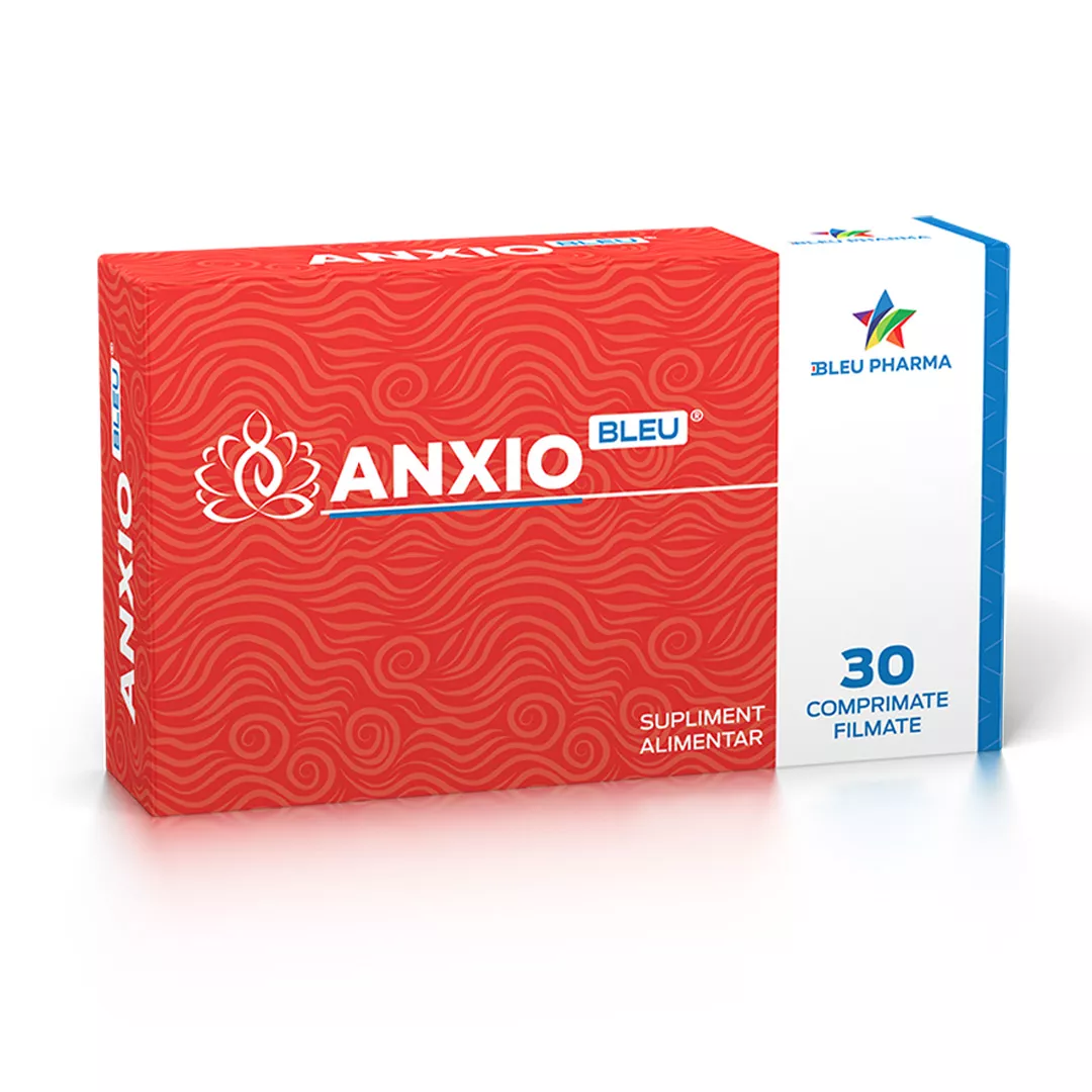 Anxio Bleu, 30 comprimate, Bleu Pharma, [],farmaciabajan.ro