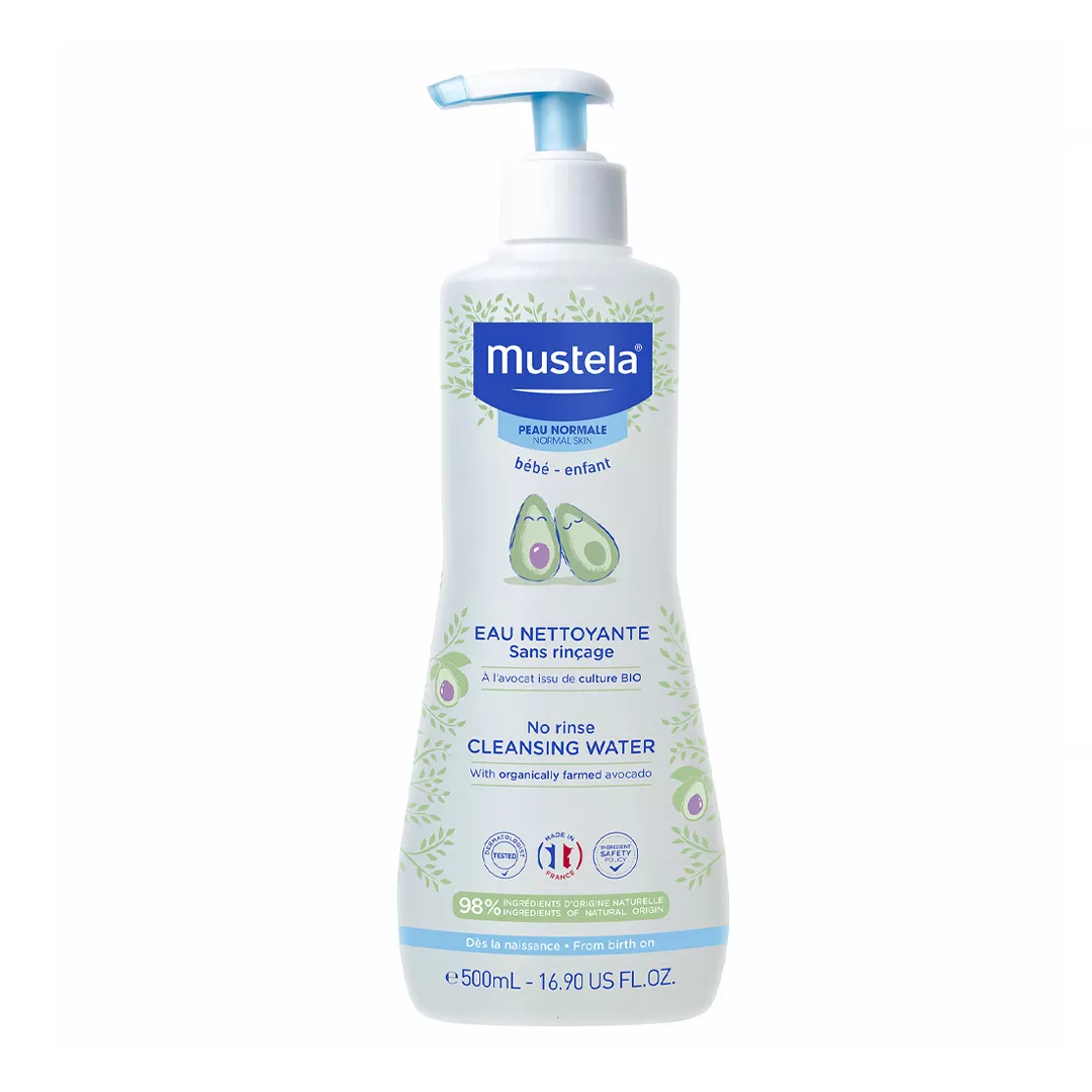Apa de curatare fara clatire pentru piele normala, 500 ml, Mustela, [],farmaciabajan.ro