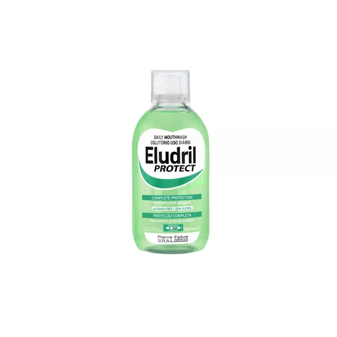 Apa de gura anti-placa, 500 ml, Eludril Protect, [],farmaciabajan.ro