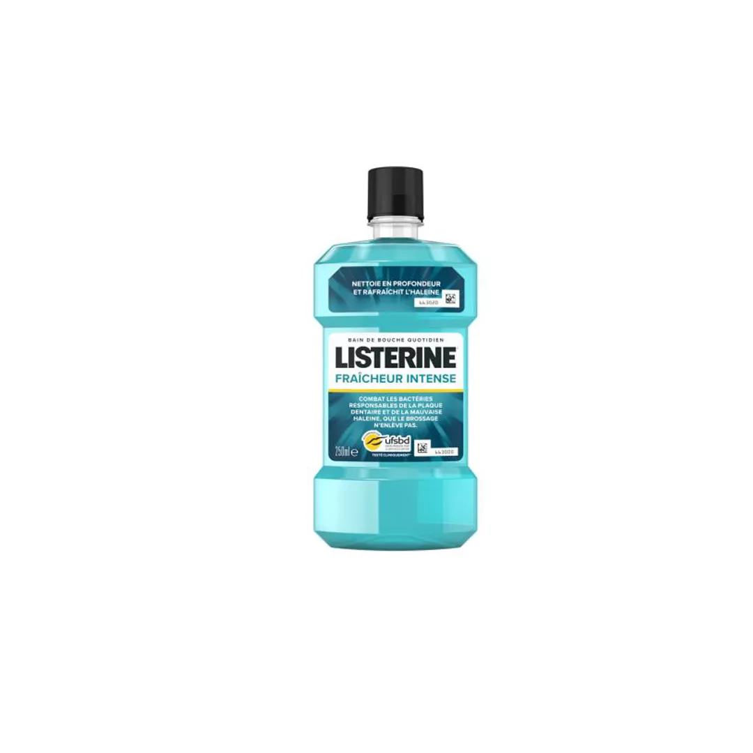 Apa de gura cu alcool Intense Freshness, 250 ml, Listerine, [],farmaciabajan.ro