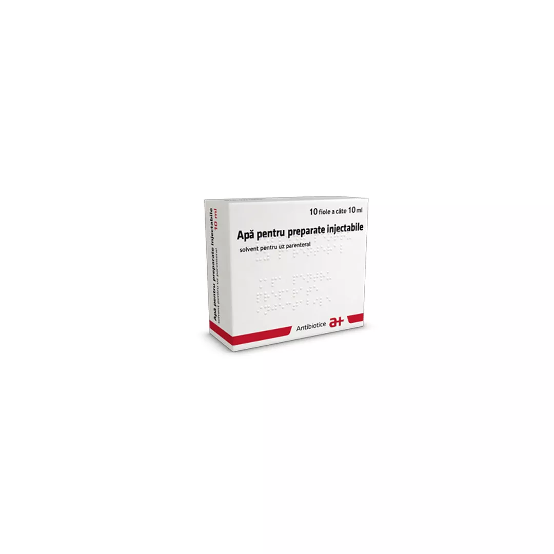 Apa pentru preparate injectabile, 10 ml, 10 fiole, [],farmaciabajan.ro