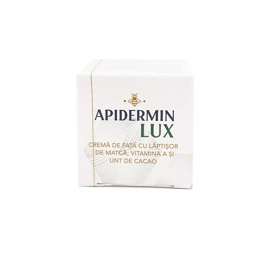 Crema de fata cu laptisor de matca Apidermin Lux, 50 ml, Complex Apicol Veceslav, [],https:farmaciabajan.ro