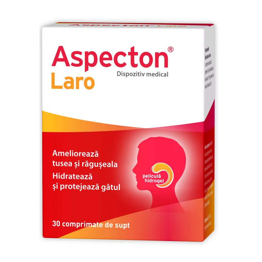 Aspecton Laro, 30 comprimate de supt, Zdrovit, [],farmaciabajan.ro
