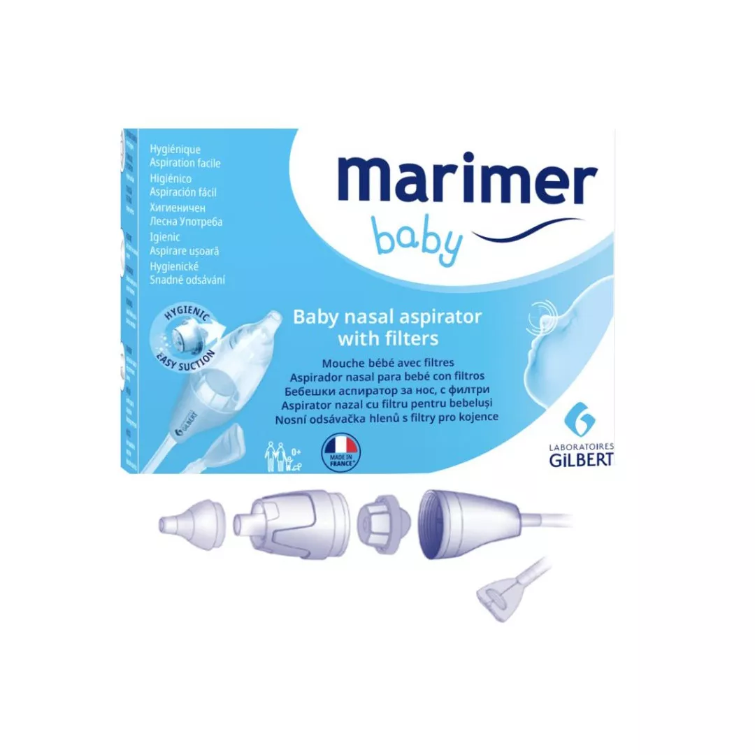 Aspirator nazal cu filtru baby, 1 bucata, Marimer, [],farmaciabajan.ro