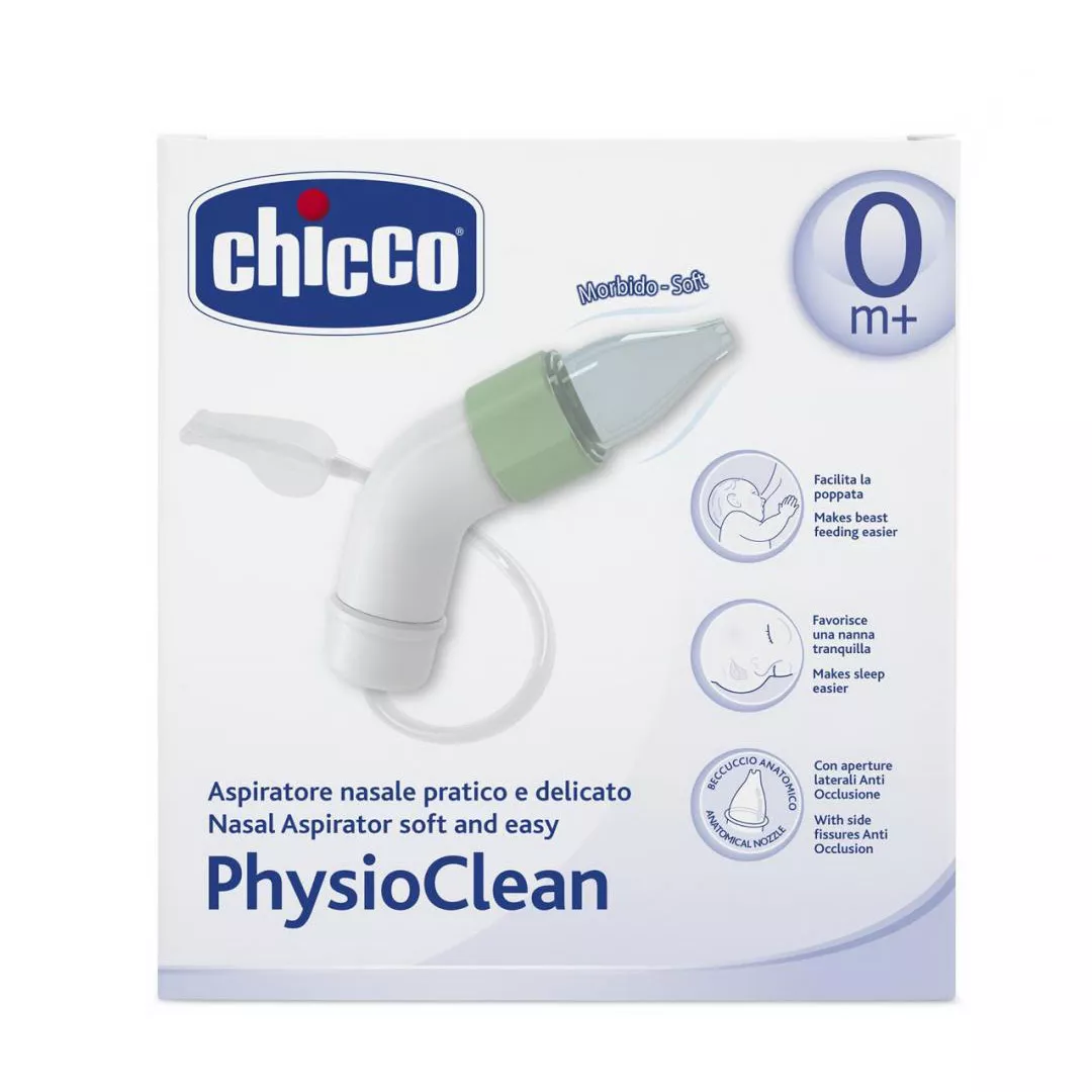 Kit aspirator nazal PhysioClean, Chicco , [],farmaciabajan.ro
