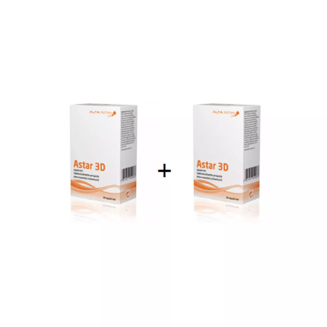 Astar 3D, 60 capsule + 60 capsule cadou, Alfa Intens, [],farmaciabajan.ro