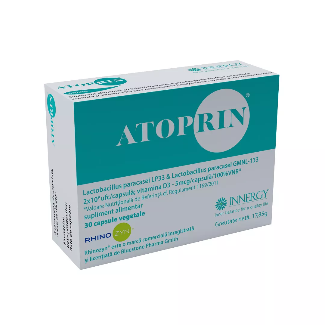 Atoprin, 30 capsule, Innergy, [],farmaciabajan.ro