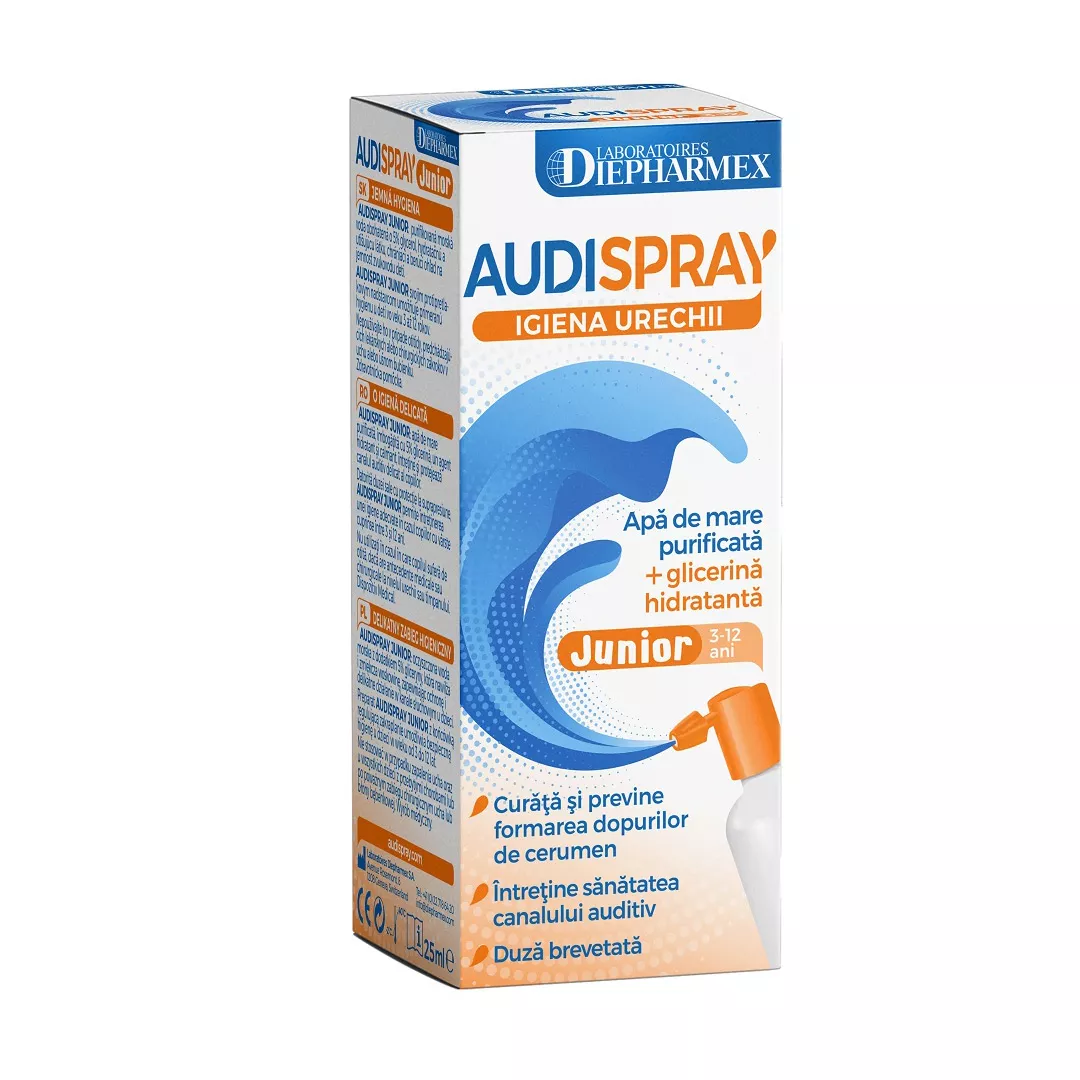 Audispray Junior solutie, 25 ml, Lab Diepharmex, [],farmaciabajan.ro
