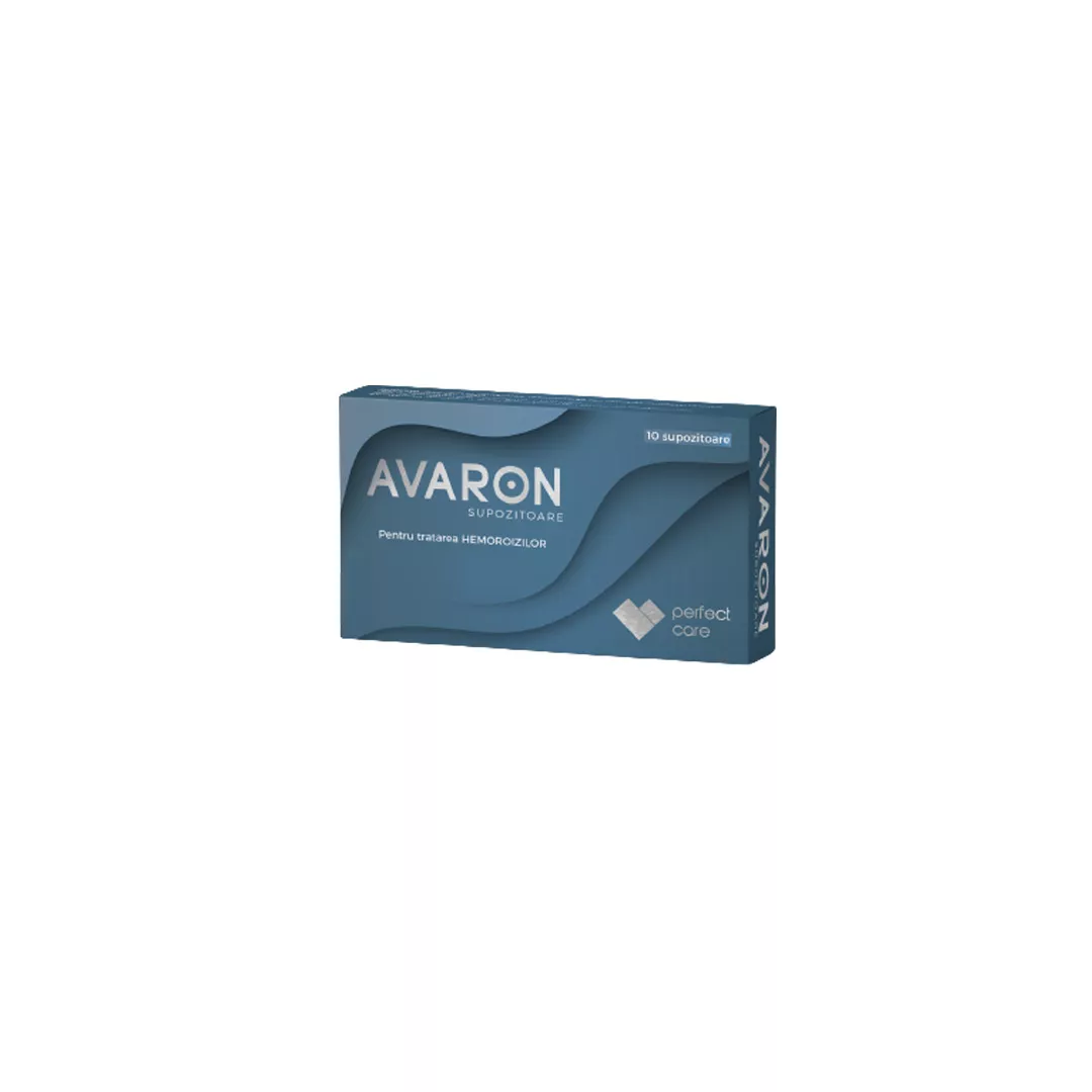 Avaron supozitoare hemoroizi, 10 bucati, Perfect Care, [],farmaciabajan.ro
