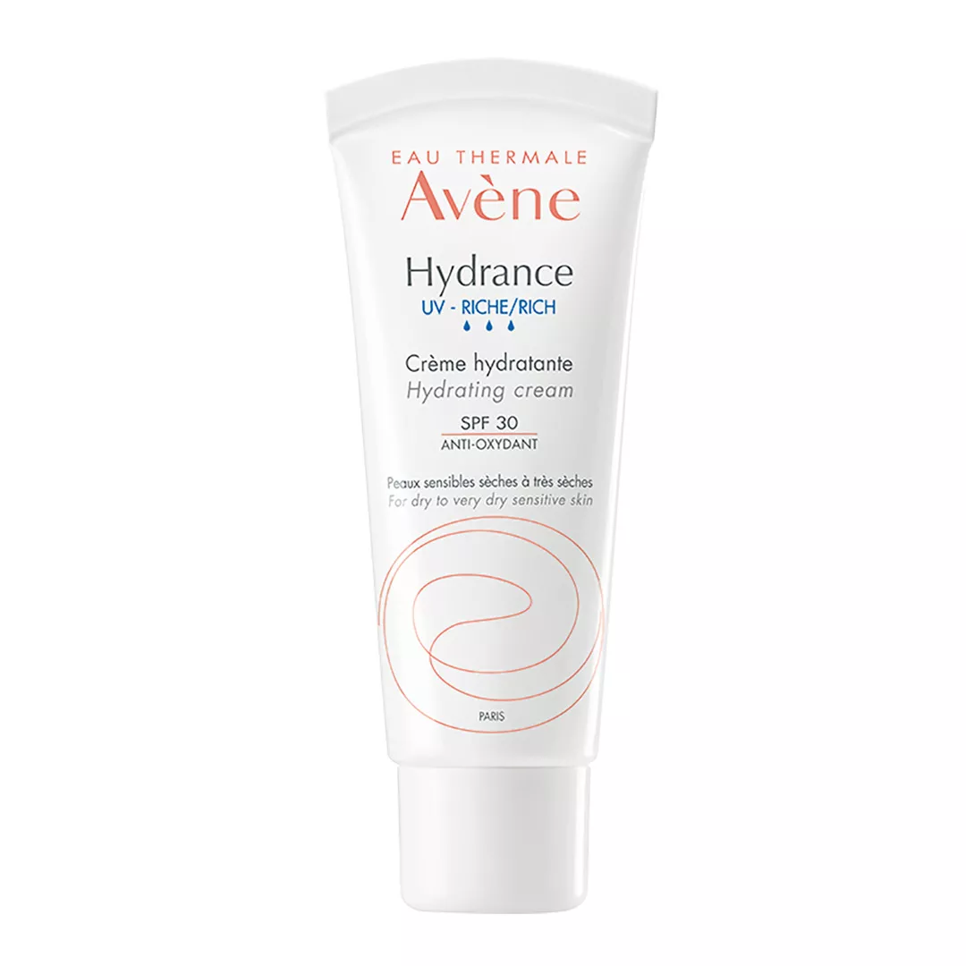 Crema hidratanta pentru ten uscat si foarte uscat SPF 30 Hydrance Riche UV, 40 ml, Avene, [],farmaciabajan.ro