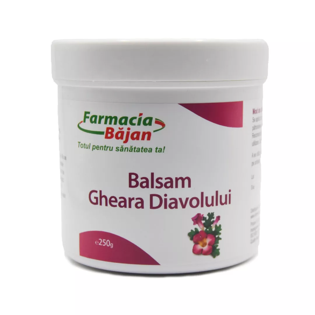 Balsam gheara diavolului 250 g, Farmacia Bajan, [],farmaciabajan.ro