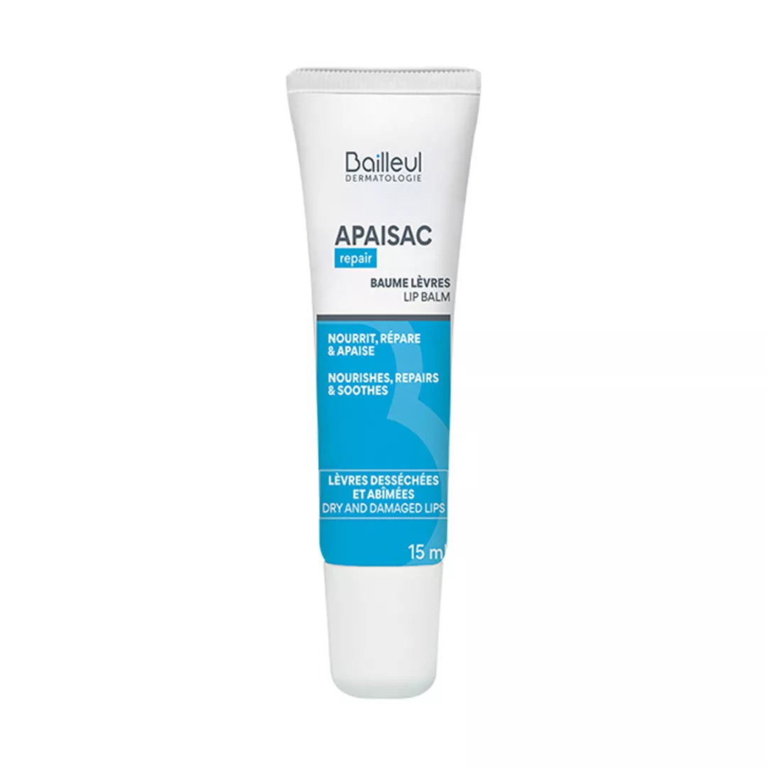 Balsam reparator pentru buze Apaisac Repair, 15 ml, Bailleul, [],farmaciabajan.ro