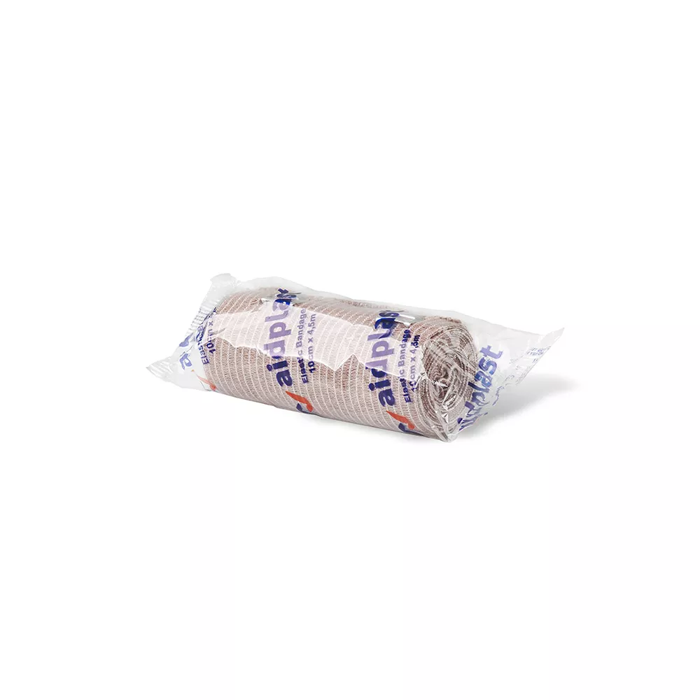 Bandaj elastic 10 cm x 4,5 m (cu clemă)  - 1 buc/ambalaj, Aidplast, [],farmaciabajan.ro