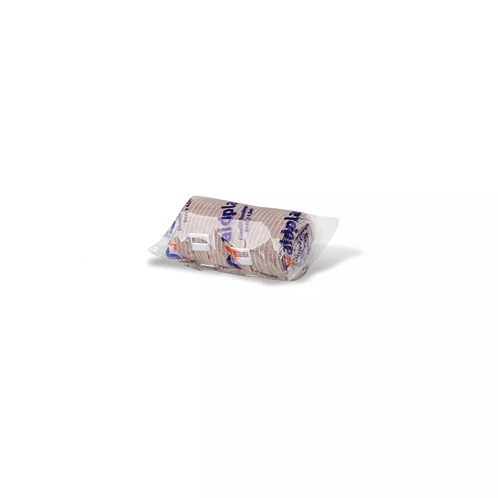 Bandaj elastic 8 cm x 4,5 m (cu clemă)  - 1 buc/ambalaj, Aidplast, [],farmaciabajan.ro
