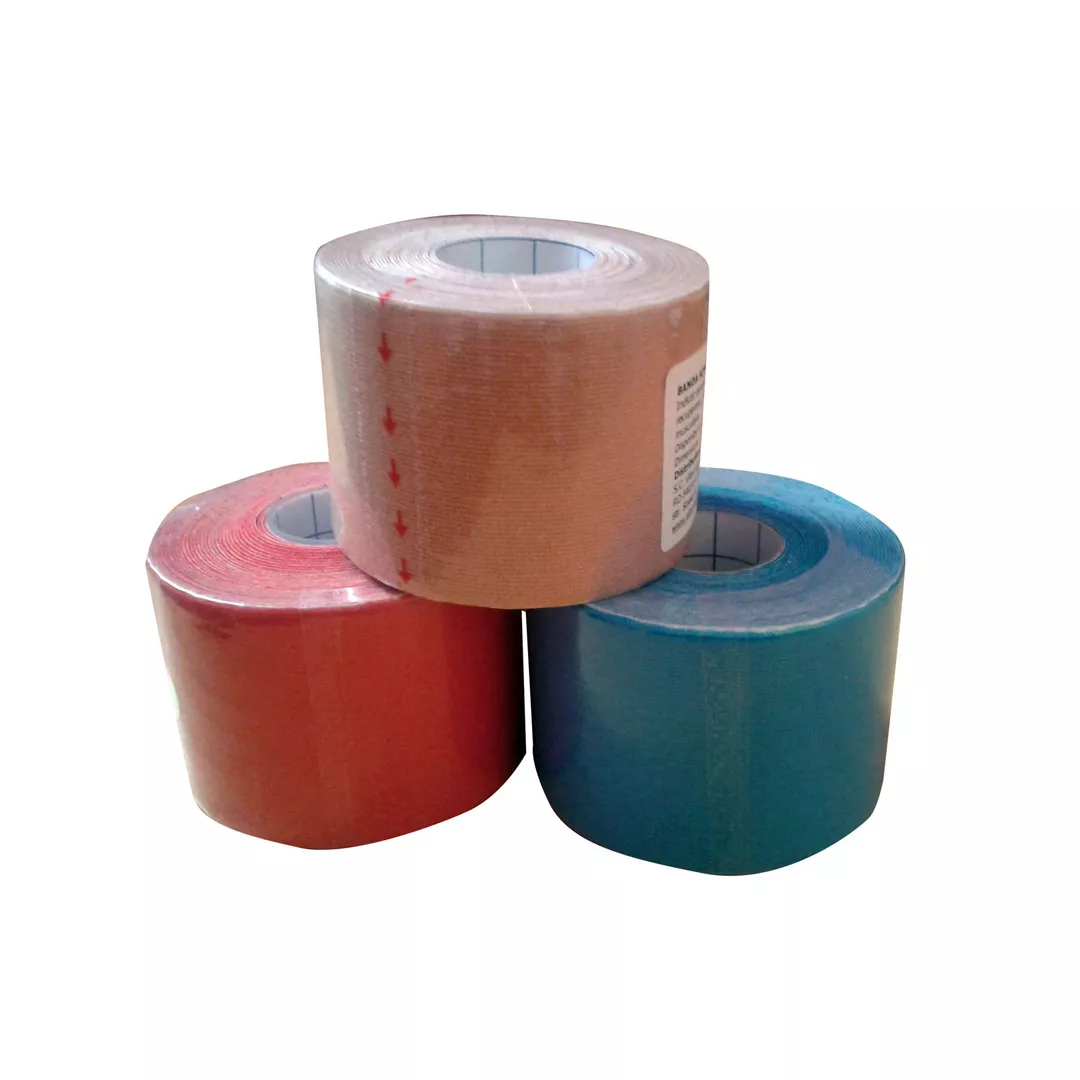 Banda kinesiologica kinesio tape, albastru, 5cm x 5m, Vital Logistic, [],farmaciabajan.ro