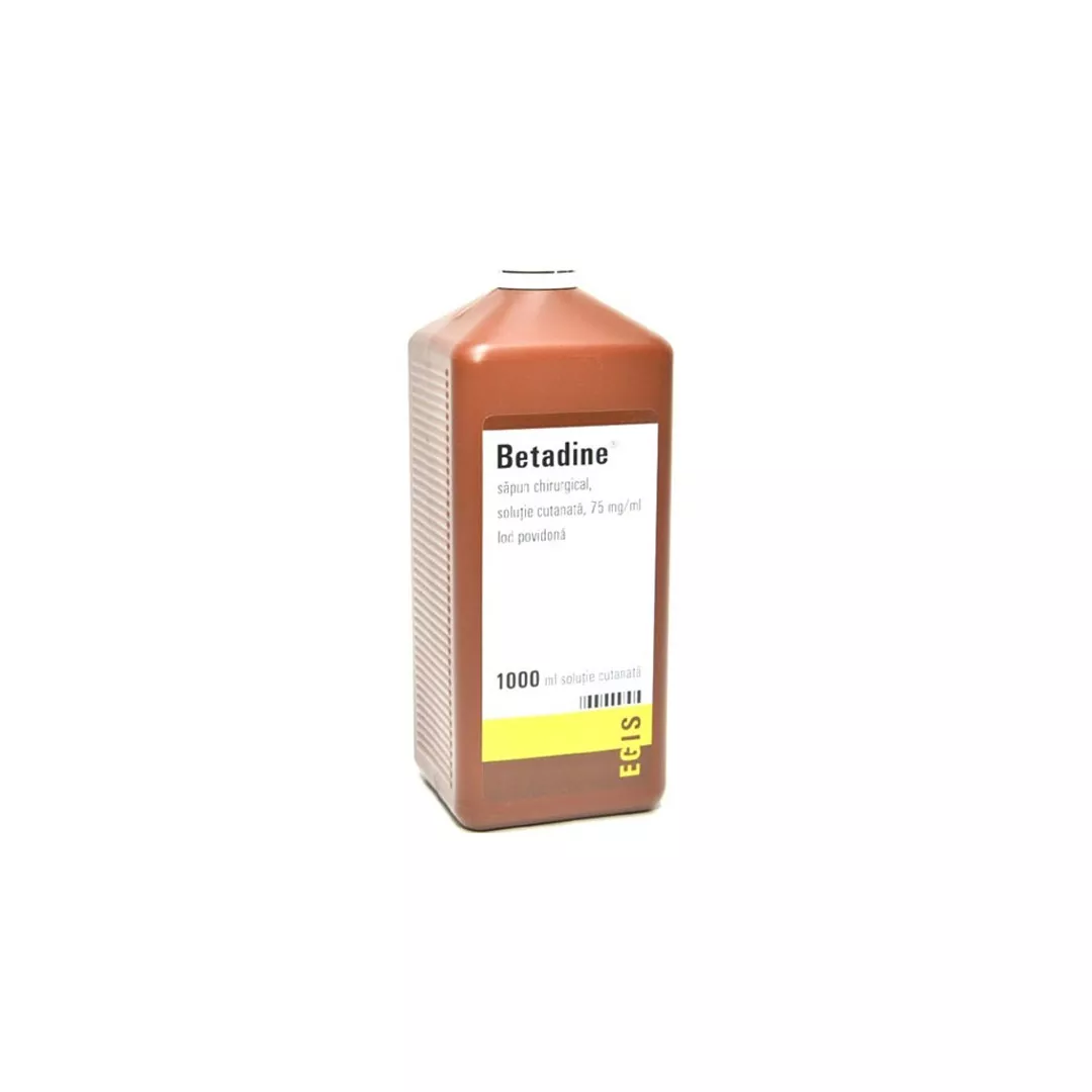 Betadine, sapun chirurgical, 1 L, Egis Pharmaceutical, [],farmaciabajan.ro