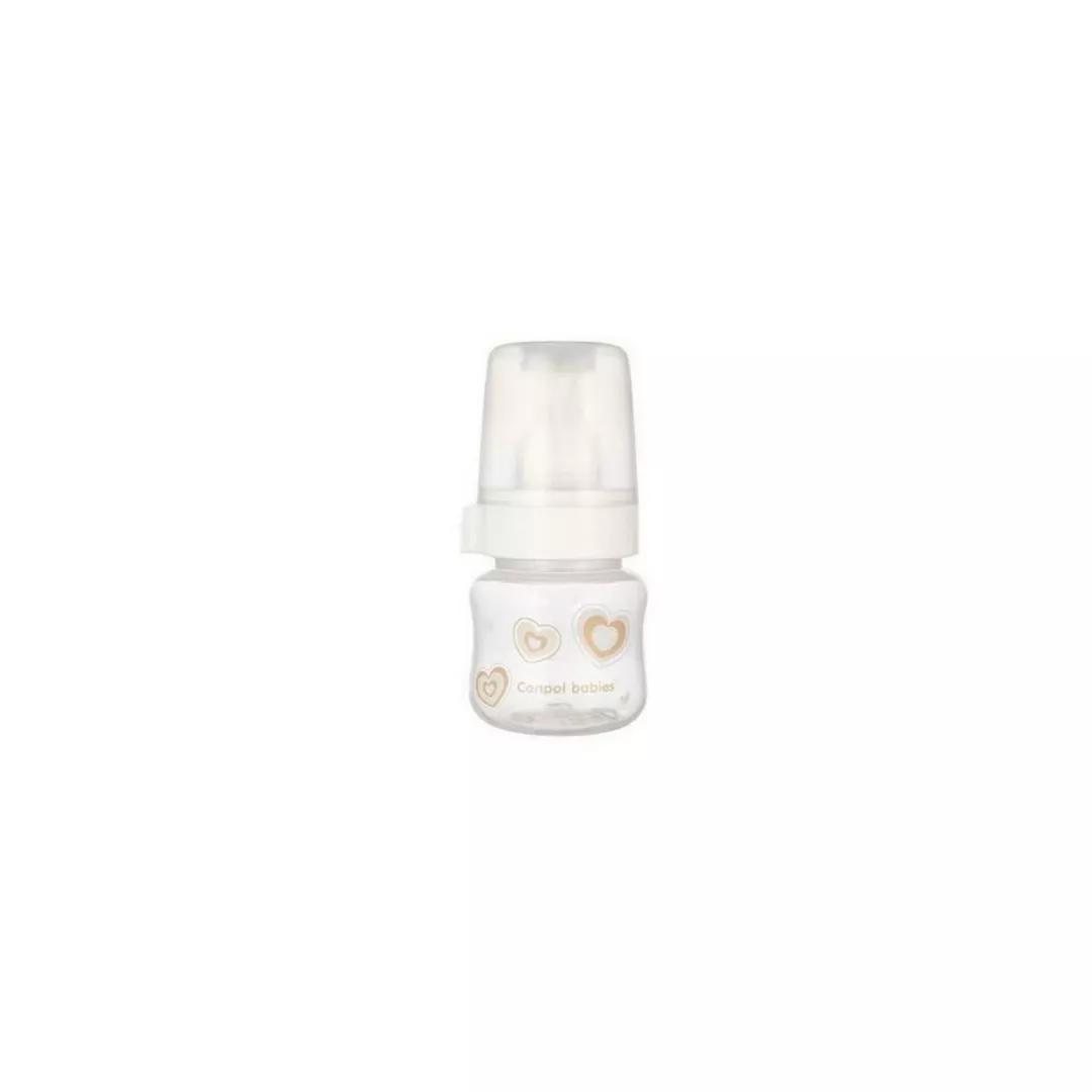 Biberon, anti colic, bej, +0 luni, 60 ml, 57/305, Canpol, [],farmaciabajan.ro