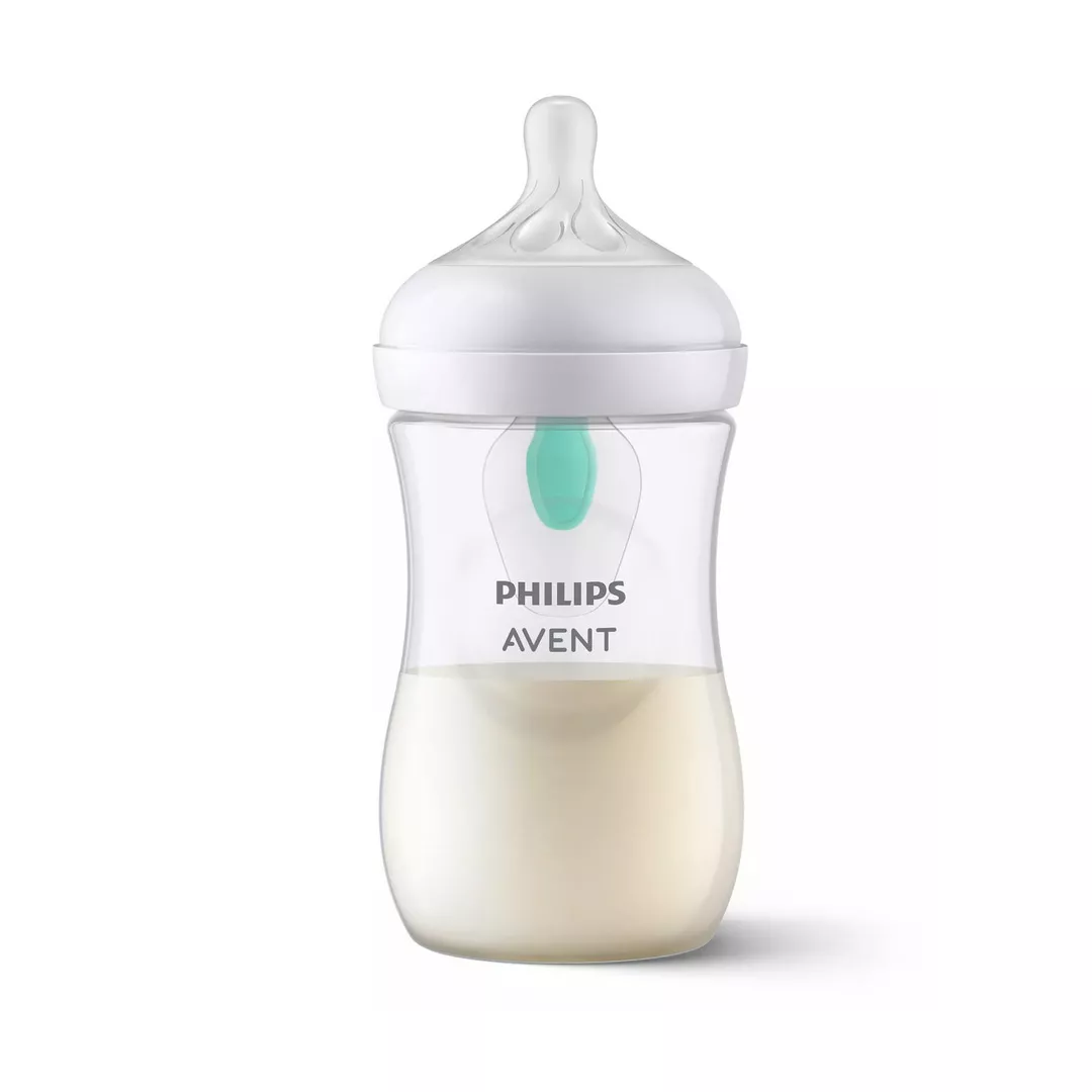 Biberon cu dispozitiv anticolici Airfree SCY673/01, 260 ml, Philips Avent, [],farmaciabajan.ro