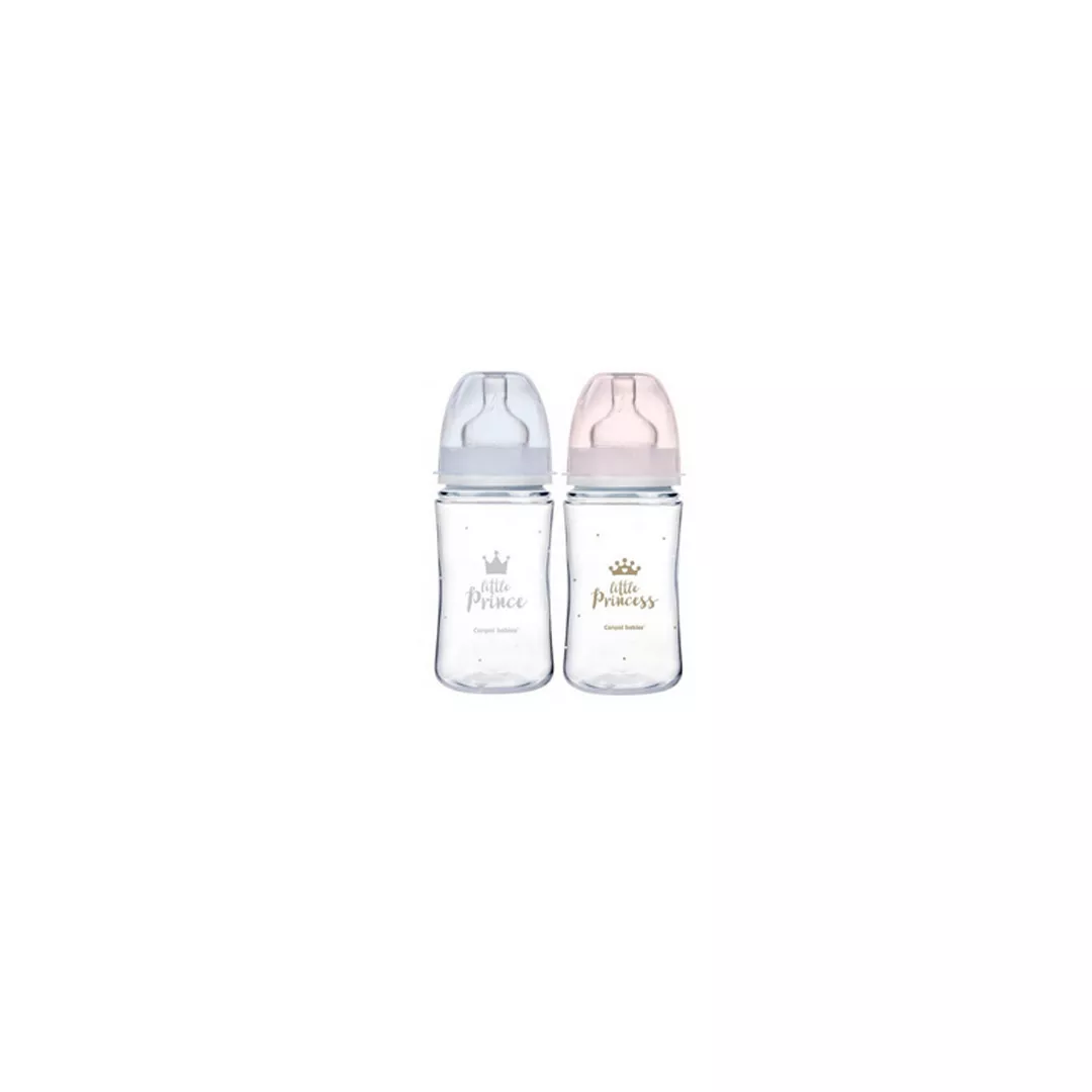 Biberon cu sistem anti-colik (3+), Easy Start Royal Baby 35/234, 240 ml, Canpol, [],farmaciabajan.ro